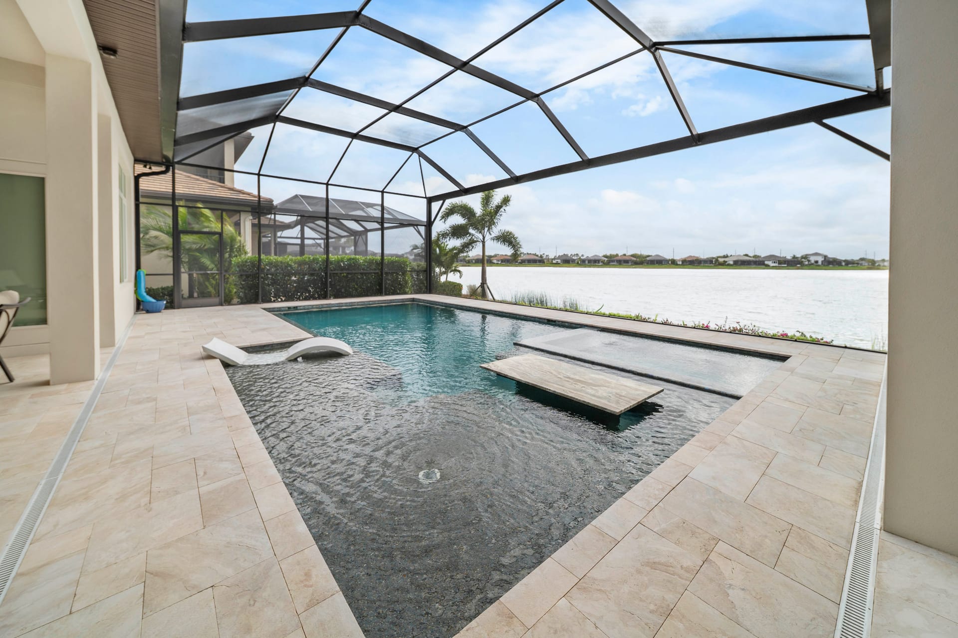 Pool renovation and resurfacing in Osprey, FL - Swim Inc. premium finish and upgraded equipment for early-2000s homes